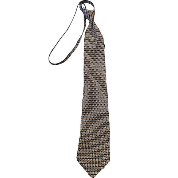 Zipperfect Men’s Printed Poly/Silk Tie - Picture 1 of 4